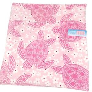 Truly Lou Collection Oversize Cotton Spa Pool Beach Towel Turtle Pink 36x72in